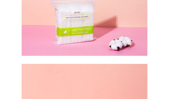 MINISO SOFT COTTON PADS 180 SHEETS ( WHITE ) 0200006421 COTTON PADS
