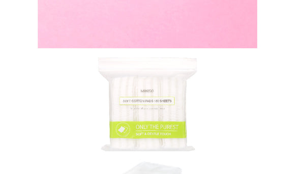 MINISO SOFT COTTON PADS 180 SHEETS ( WHITE ) 0200006421 COTTON PADS