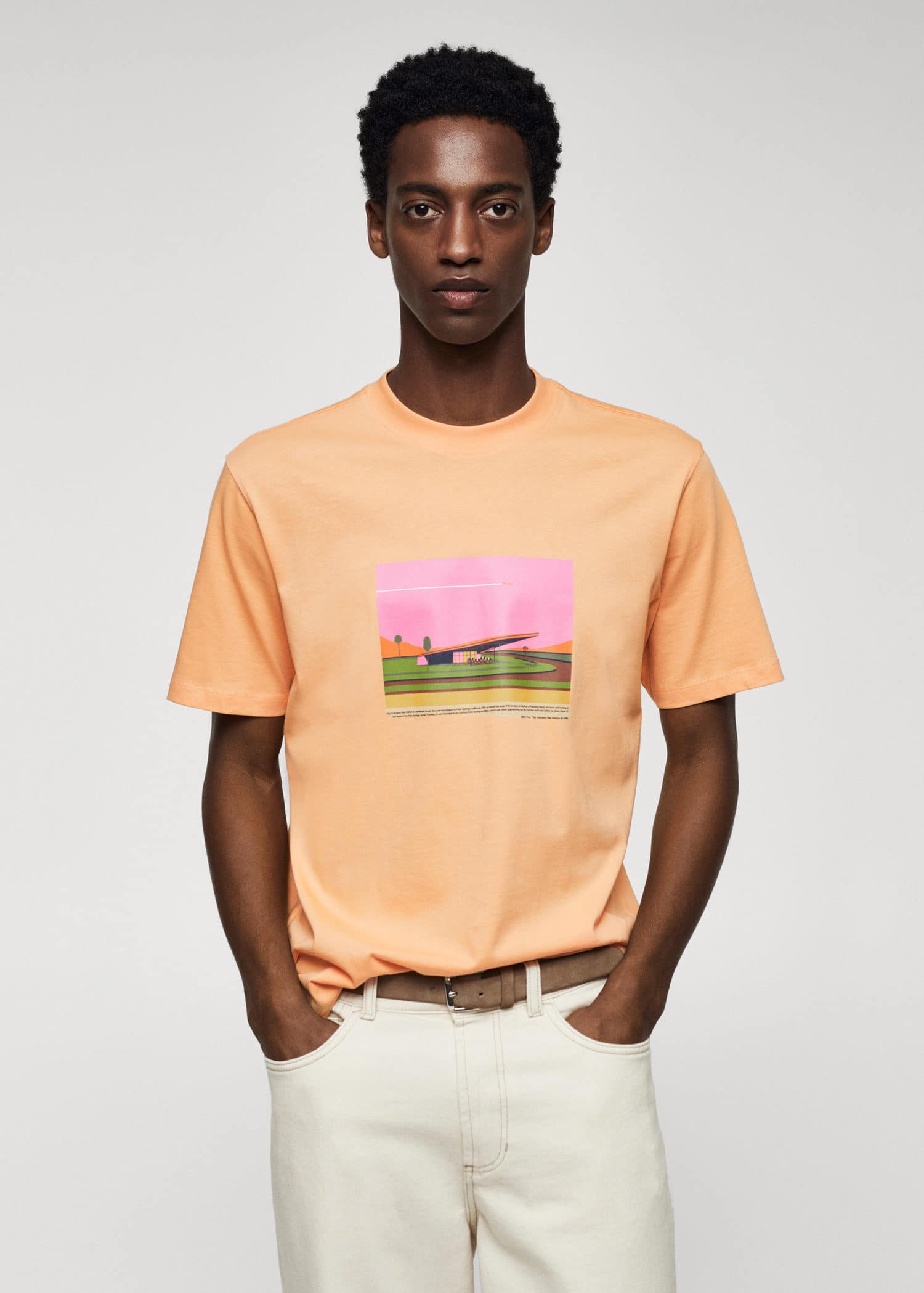MANGO GAS 47005971-26 MANGO MAN T-SHIRT SHORT SLEEVE