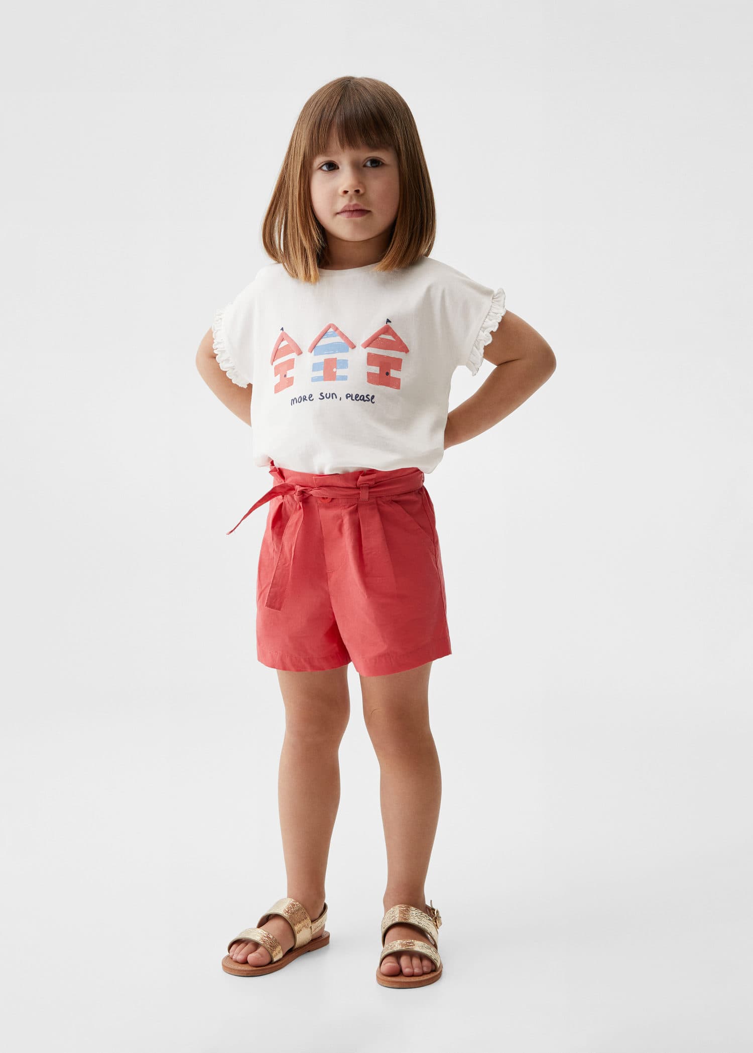 MANGO AVEIRO 47018257-02 MANGO KIDS BABY GIRL T-SHIRT SHORT SLEEVE