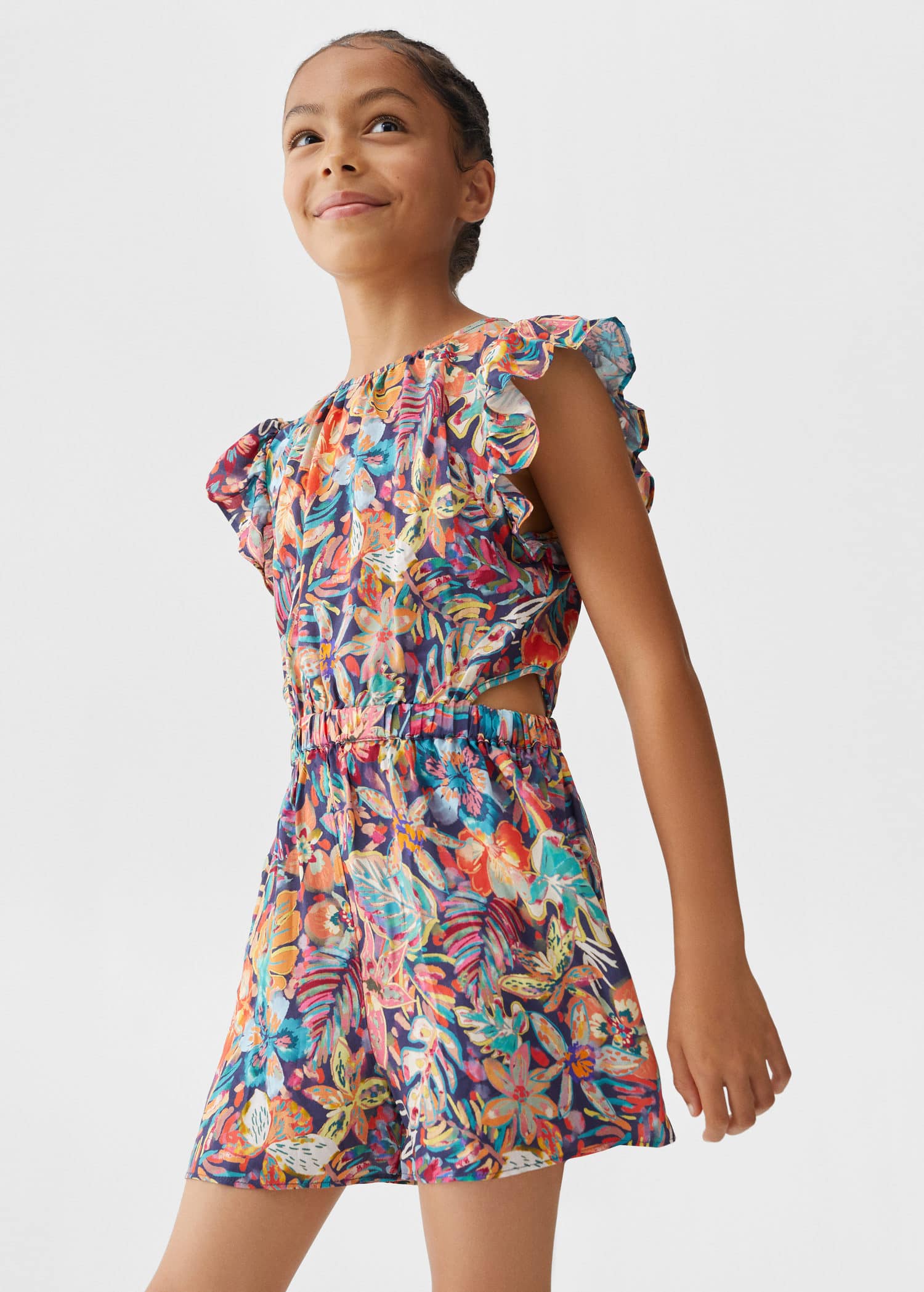 Mango mango-kids-girl-jumpsuit | Sonee Sports