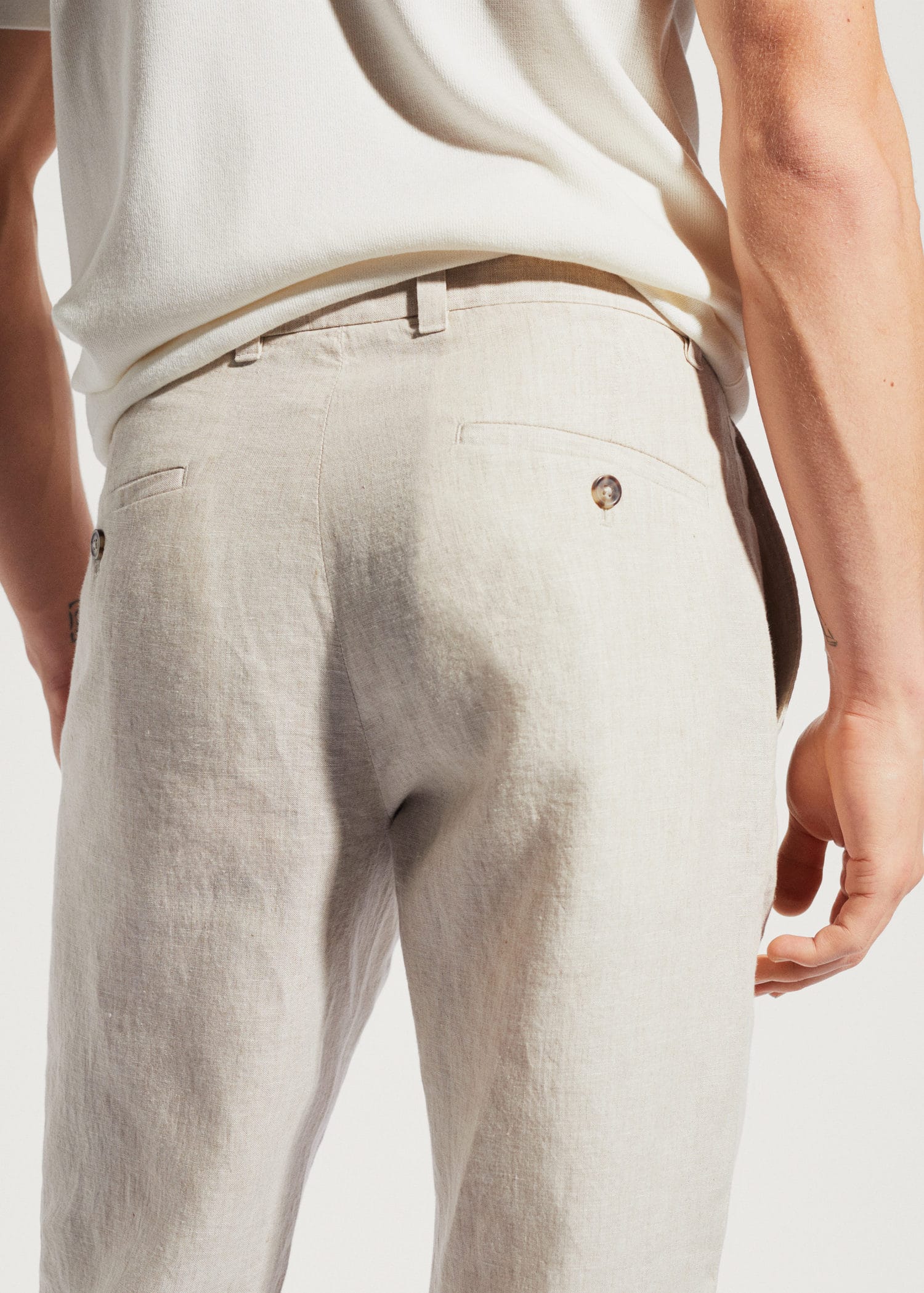 MANGO OYSTER 57000570-05 MANGO MAN TROUSERS
