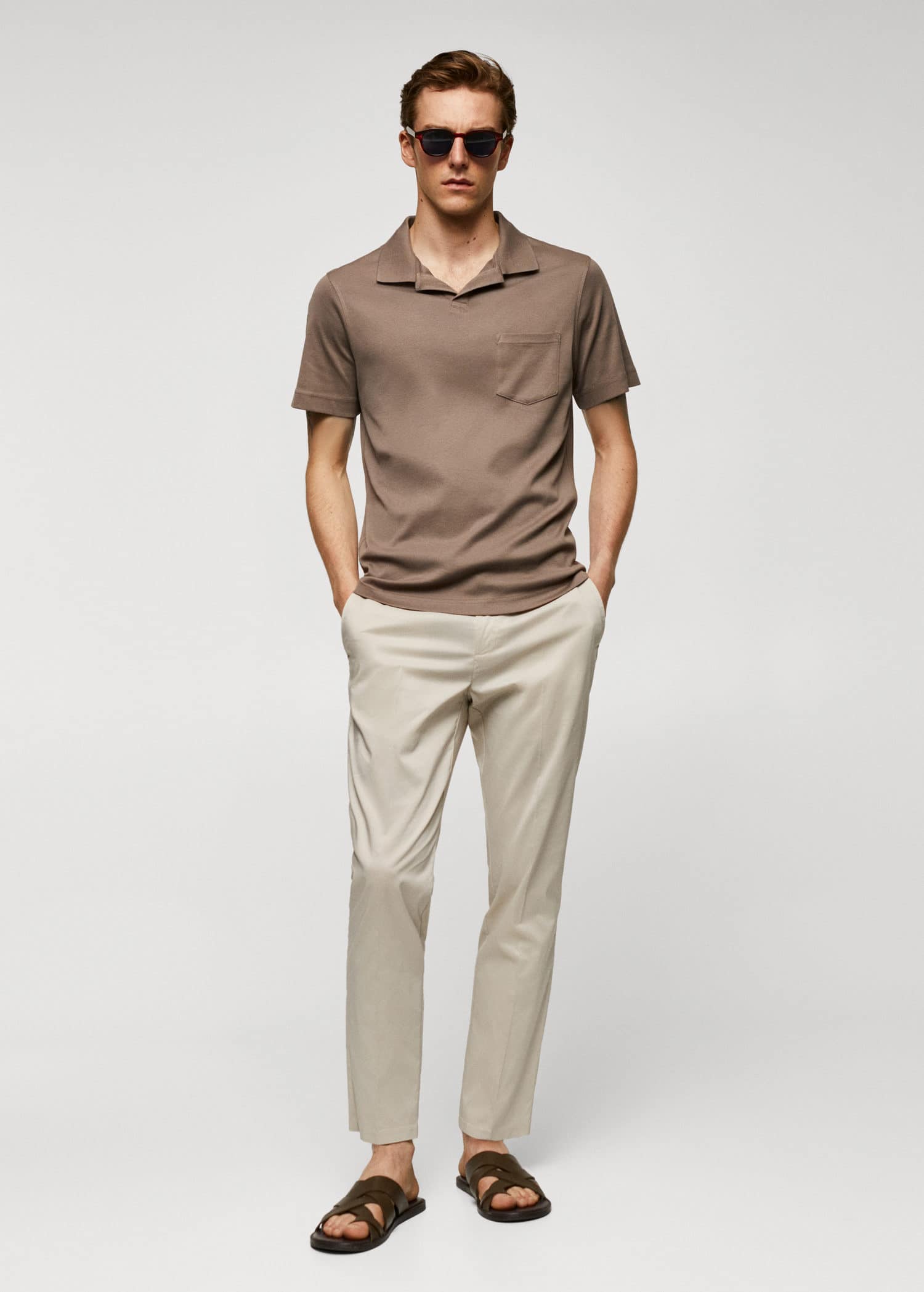MANGO ANDREAP 57000778-35 MANGO MAN POLO SHIRT