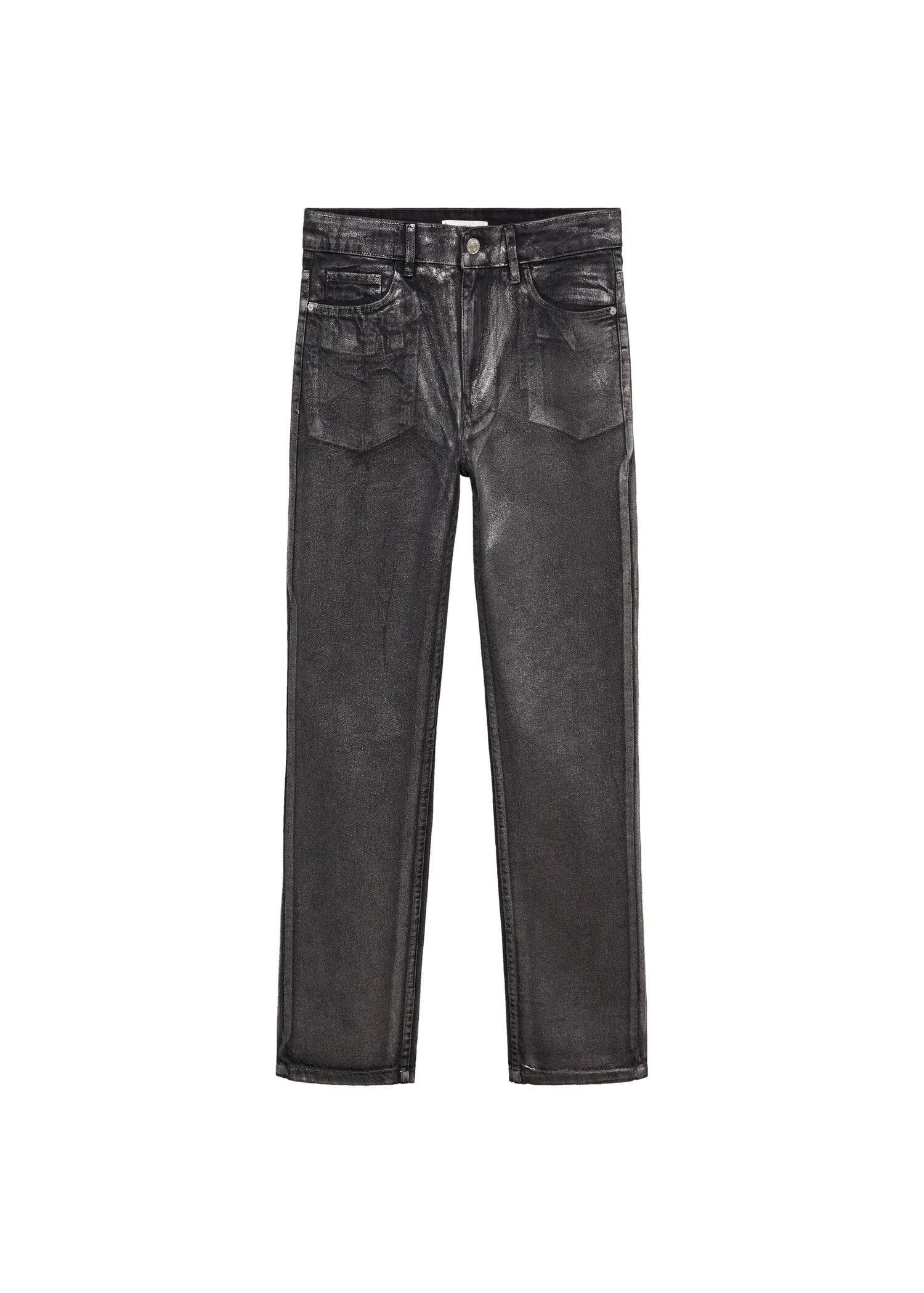 MANGO SHIMMER 57018277-99 MANGO WOMEN DENIM JEANS | Sonee Sports