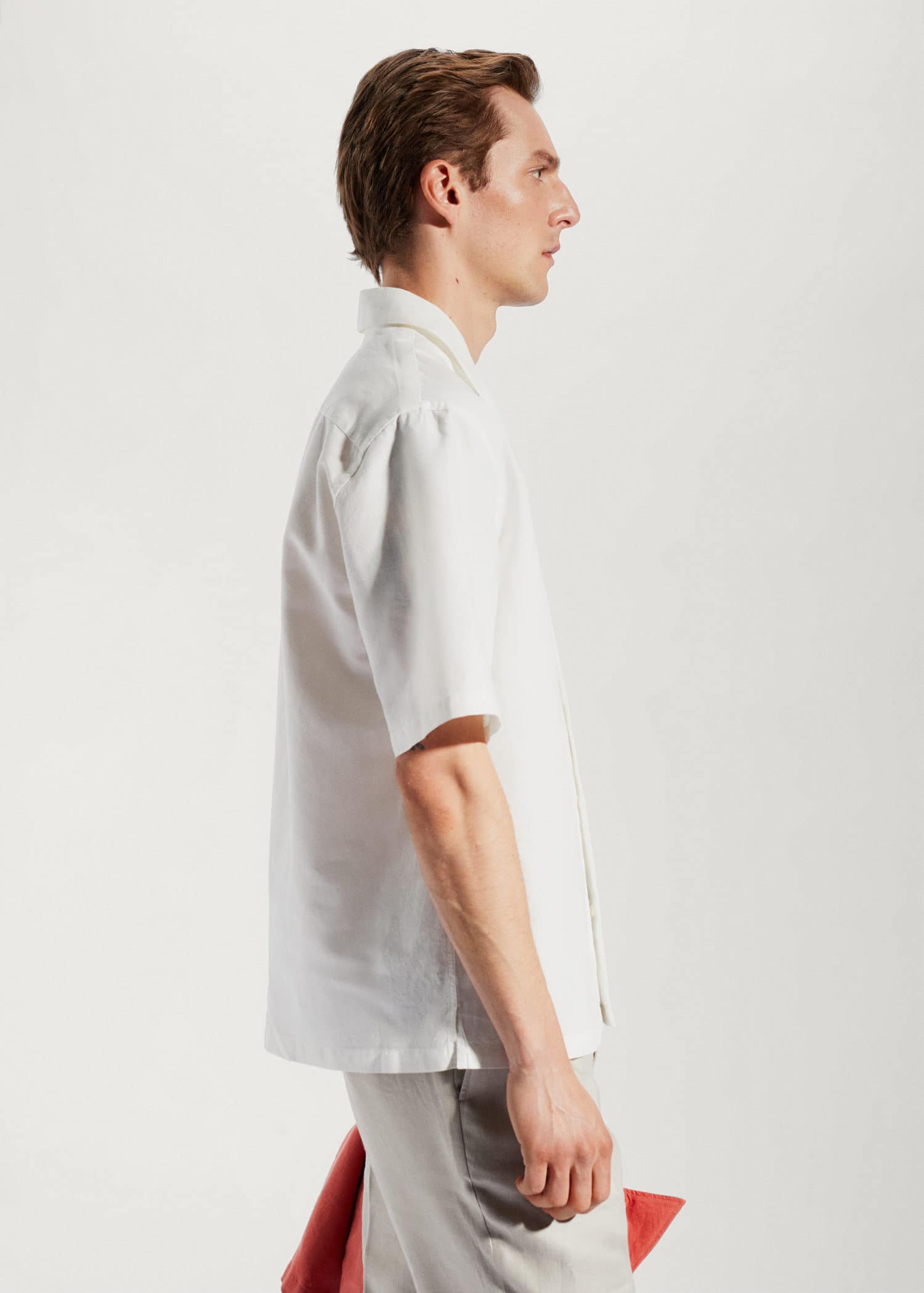 MANGO LUZ 57020618-01 MANGO MAN SHIRT SHORT SLEEVE