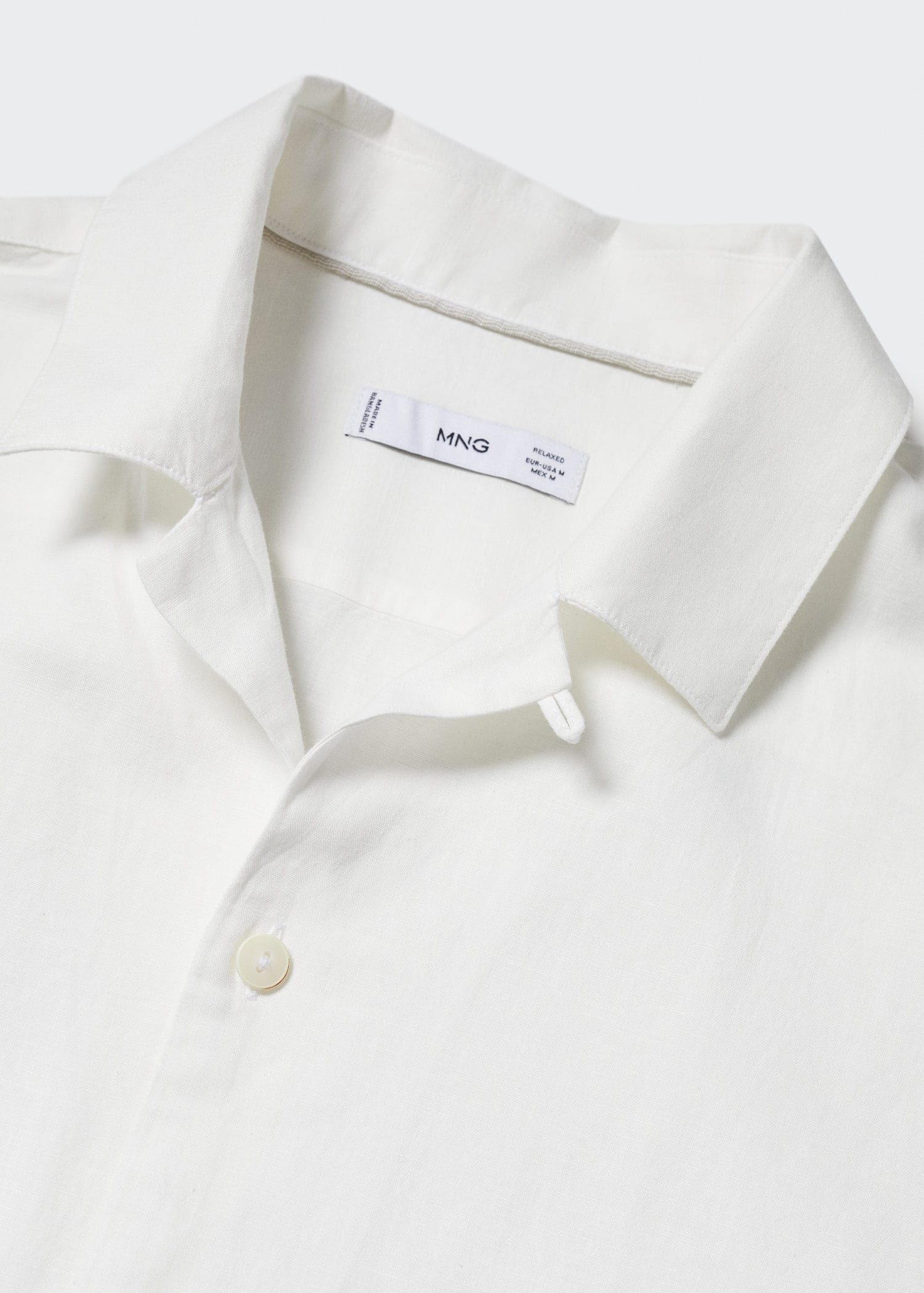 MANGO LUZ 57020618-01 MANGO MAN SHIRT SHORT SLEEVE