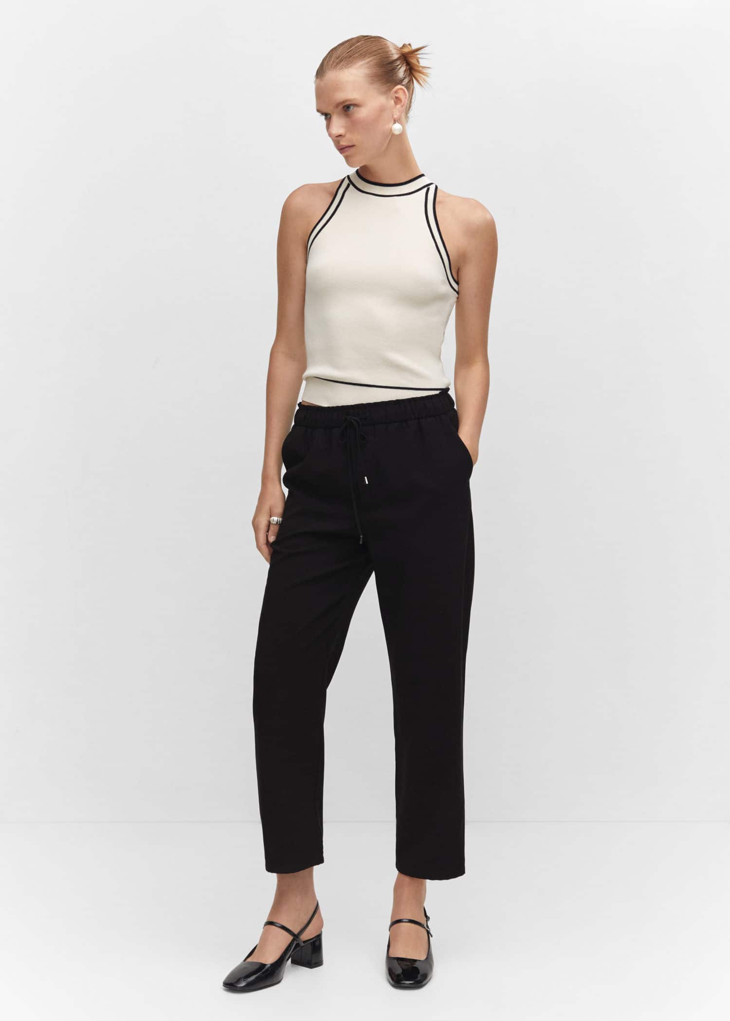MANGO FLUIDO 57021176-99 MANGO WOMEN TROUSER