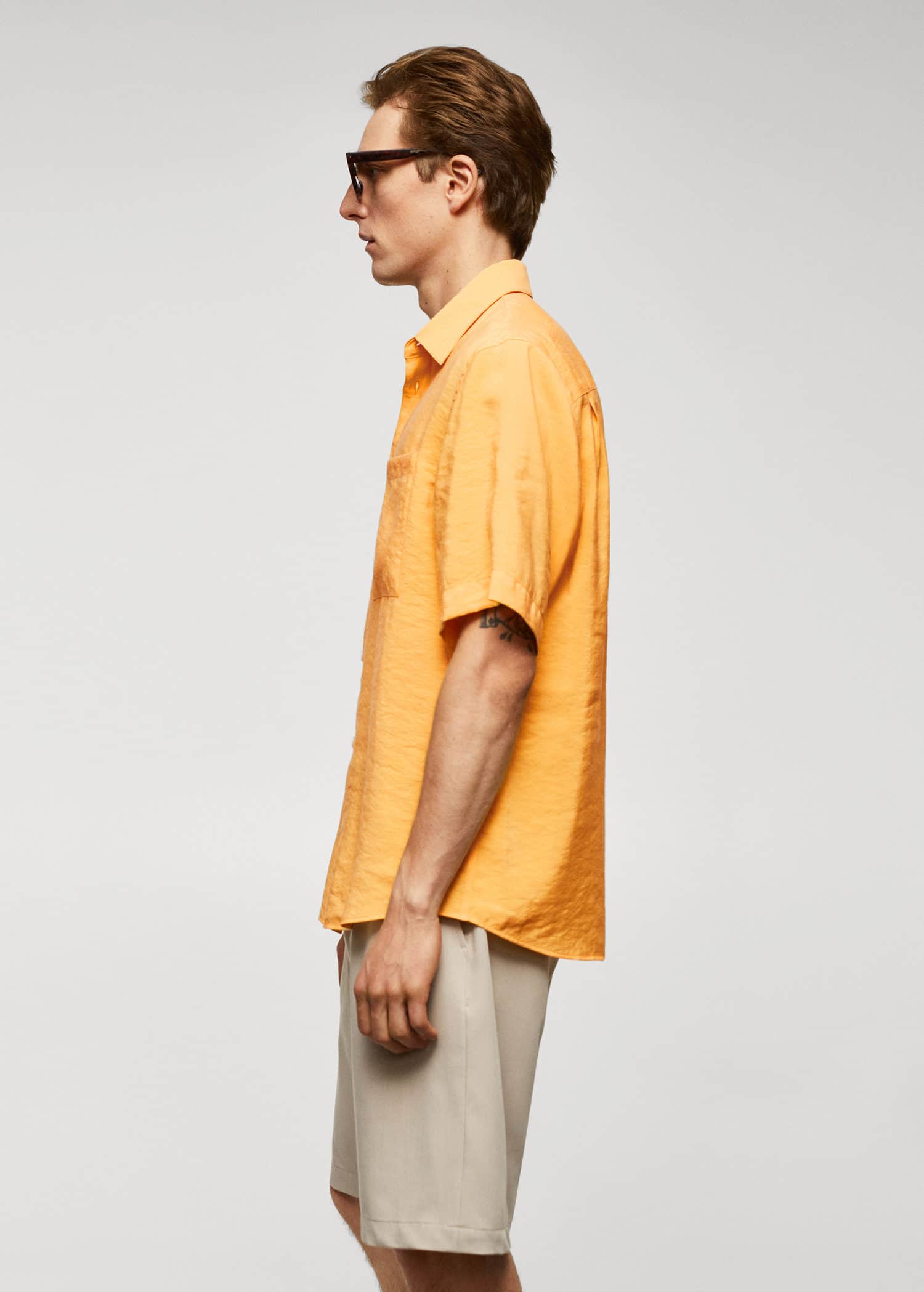 MANGO ALCUDIA 5702251620 MANGO MAN SHIRT SHORT SLEEVE Sonee Sports