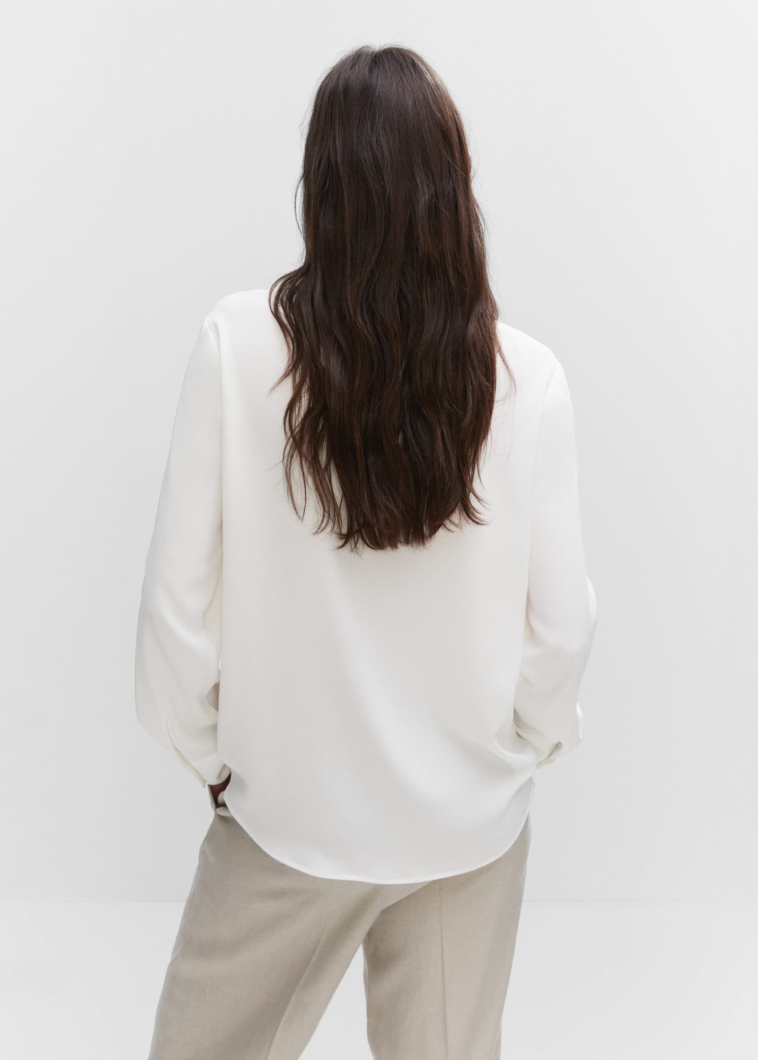 MANGO BASIC 57029404-02 MANGO WOMEN SHIRT LONG SLEEVE