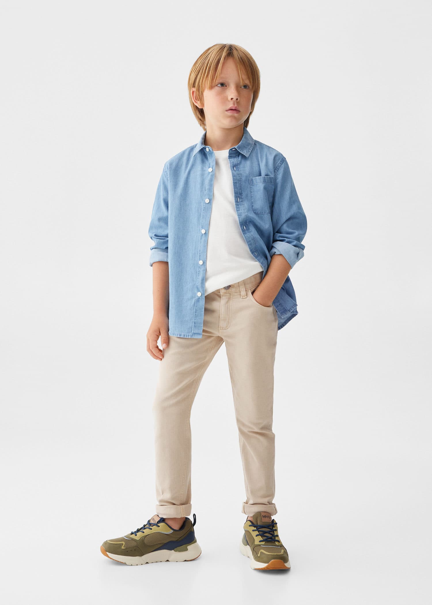 MANGO JOAN 57033256-TM MANGO KIDS BOY SHIRT SHORT SLEEVE