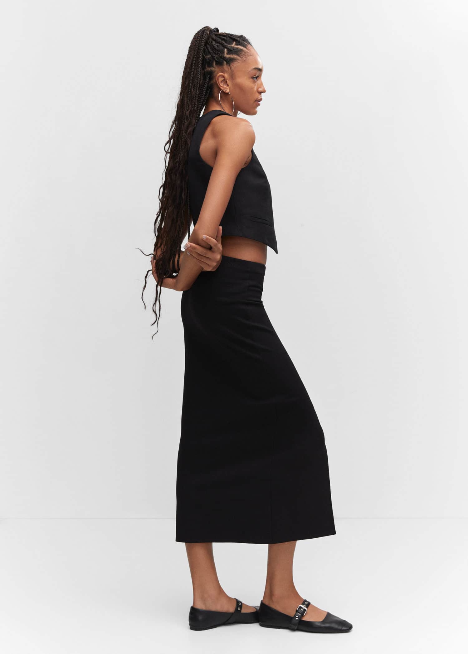 MANGO MIDROM 57033807-99 MANGO WOMEN SKIRT