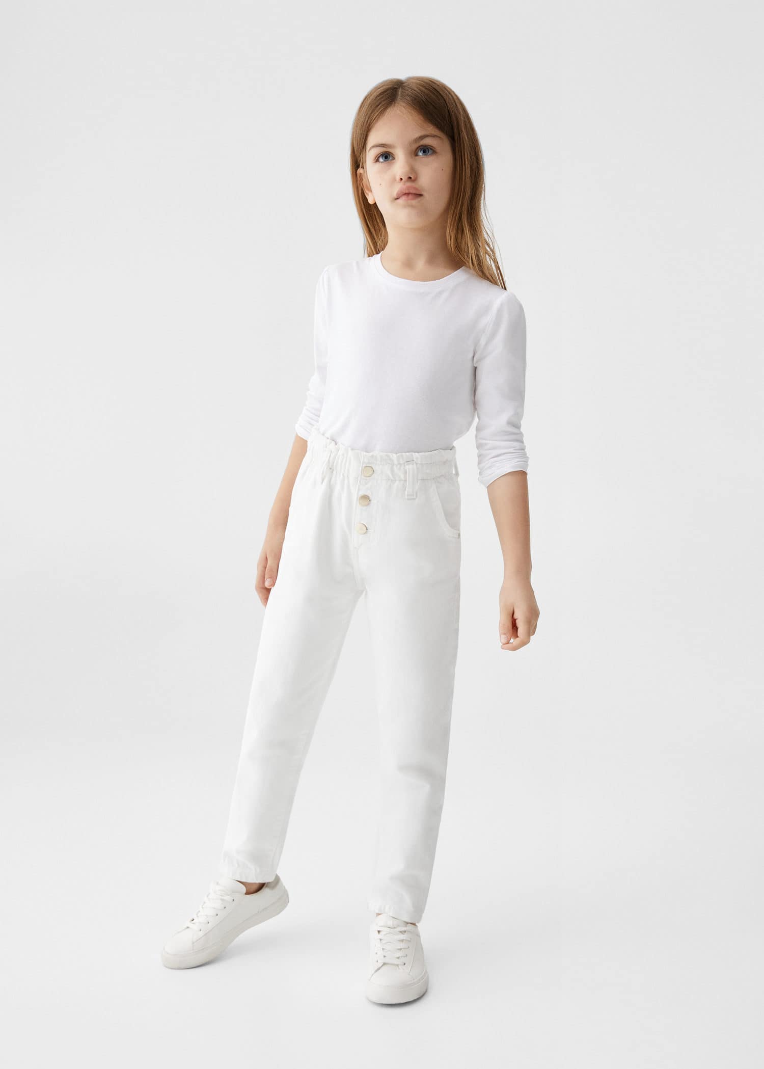 MANGO PAPERBAG 57040777-01 MANGO KIDS GIRL JEANS