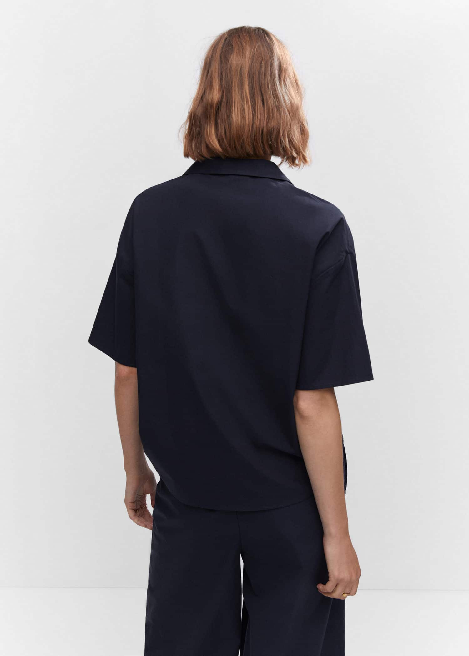 MANGO POPI-H 57050113-56 MANGO WOMEN SHIRT SHORT SLEEVE