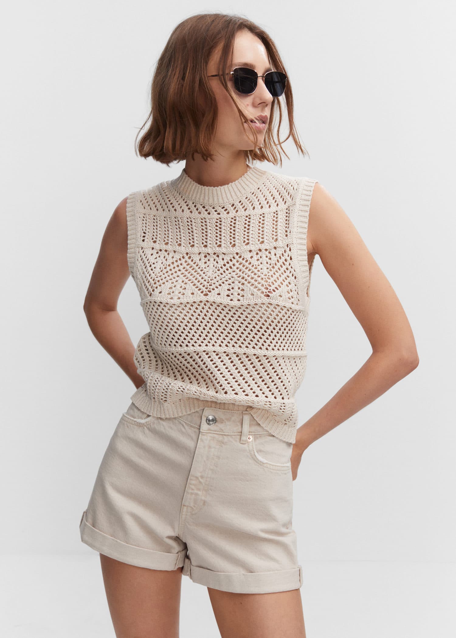 MANGO MOM80 57050180-08 MANGO WOMEN SHORT