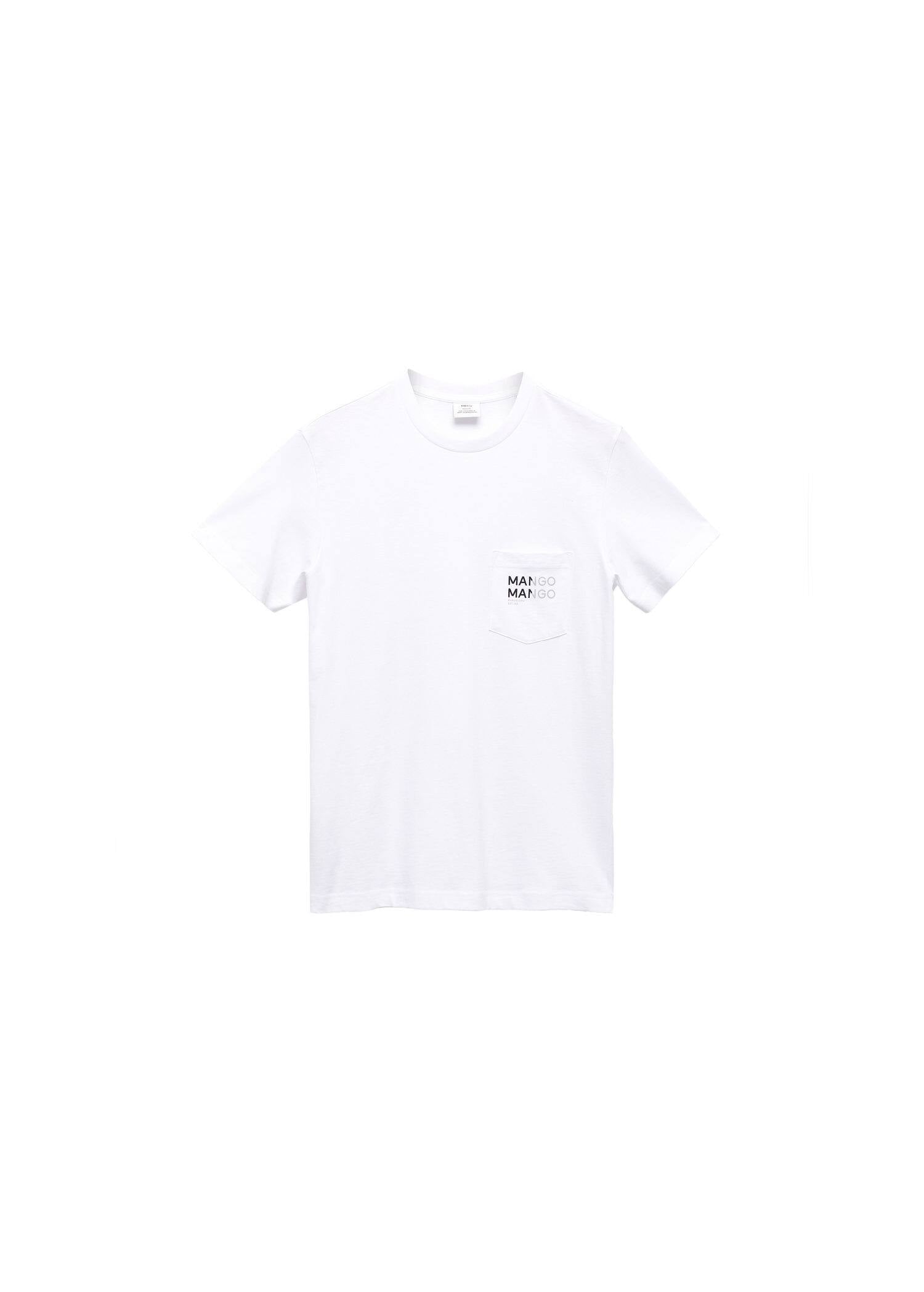 MANGO LOGOPOK-H 57081175-01 MANGO MAN T-SHIRT SHORT SLEEVE