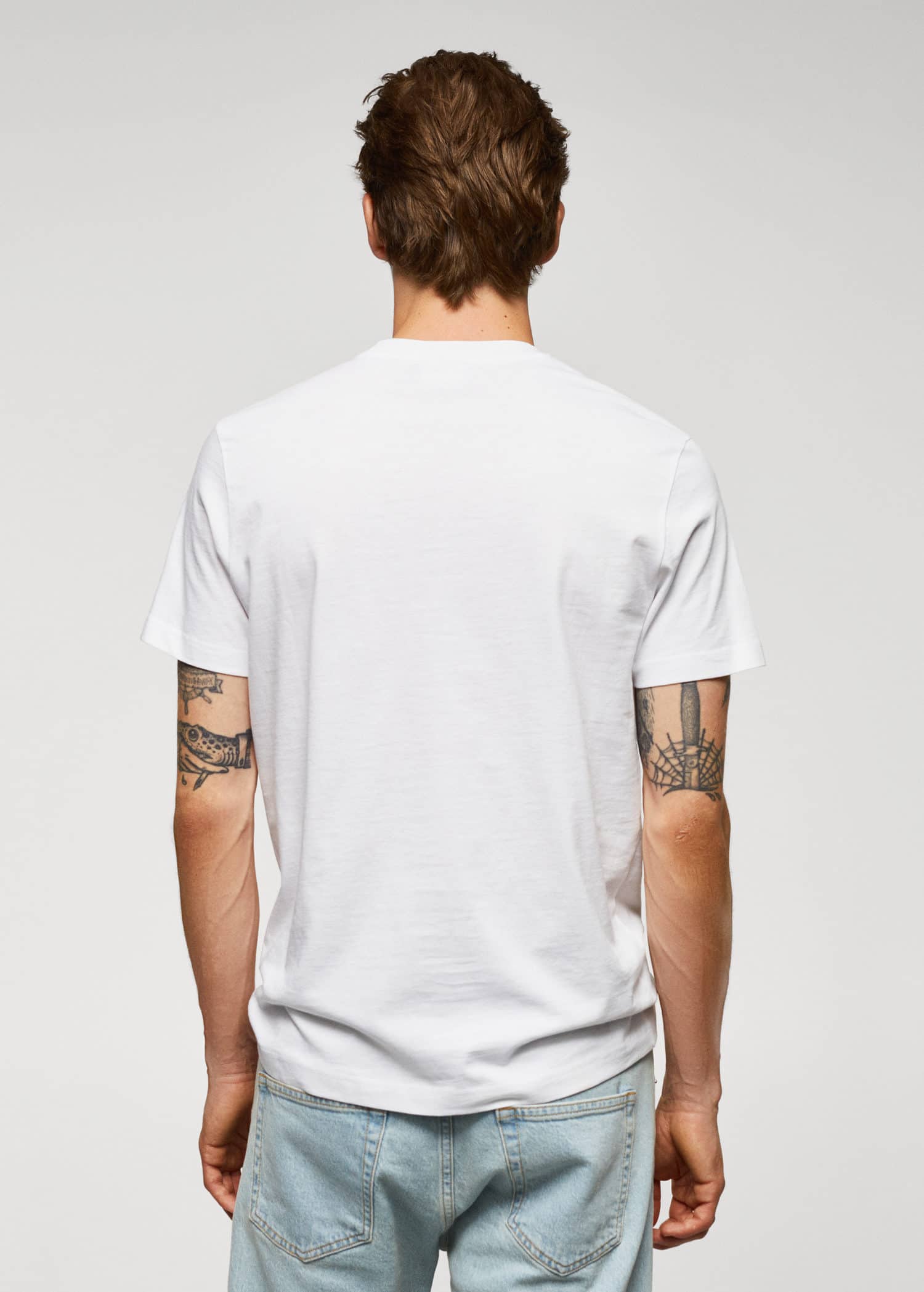MANGO LOGOPOK-H 57081175-01 MANGO MAN T-SHIRT SHORT SLEEVE
