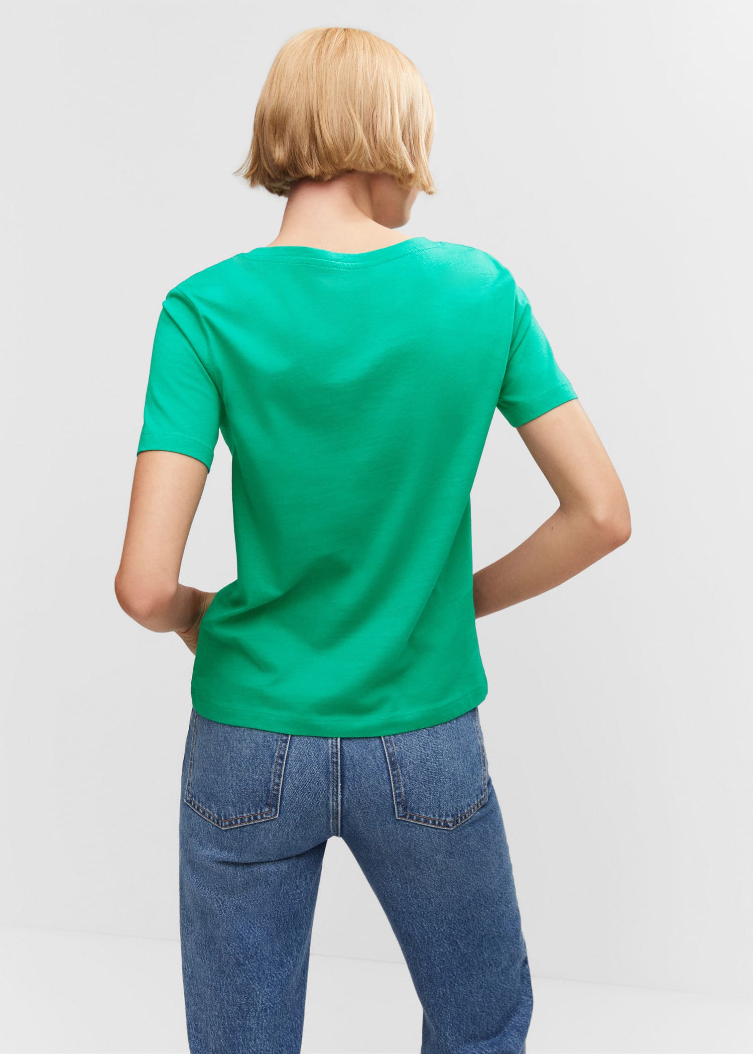 MANGO CHALAPI 57082001-43 MANGO WOMEN T-SHIRT SHORT SLEEVE