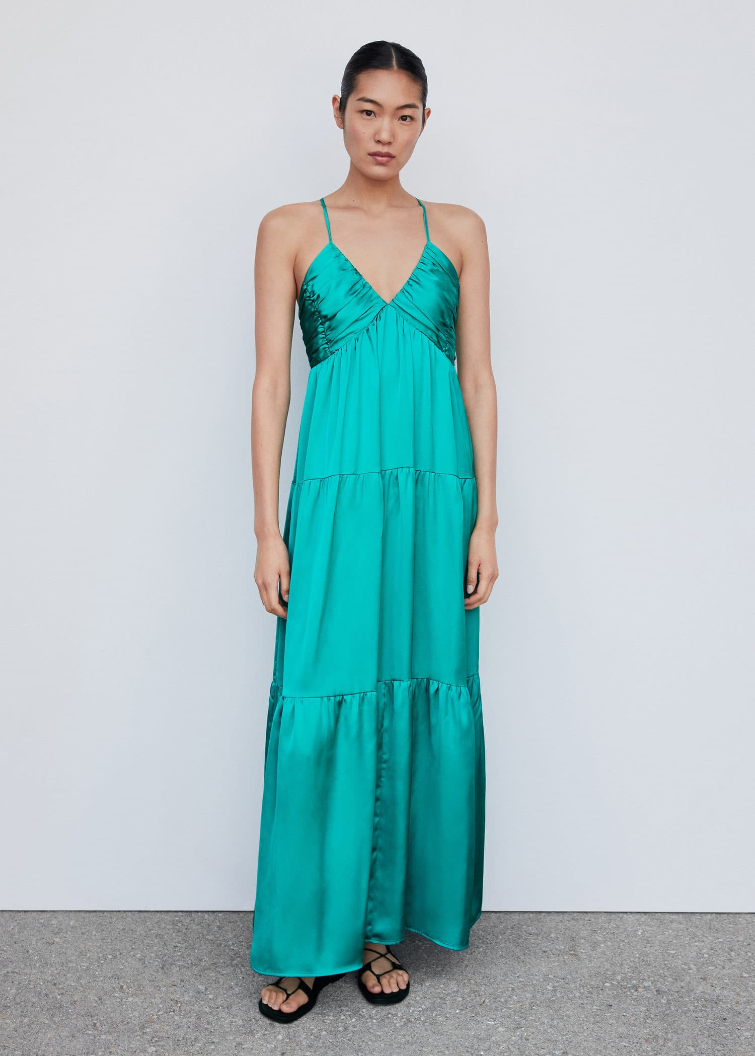 MANGO KATY 57082883-46 MANGO WOMEN DRESS FULL LENGTH
