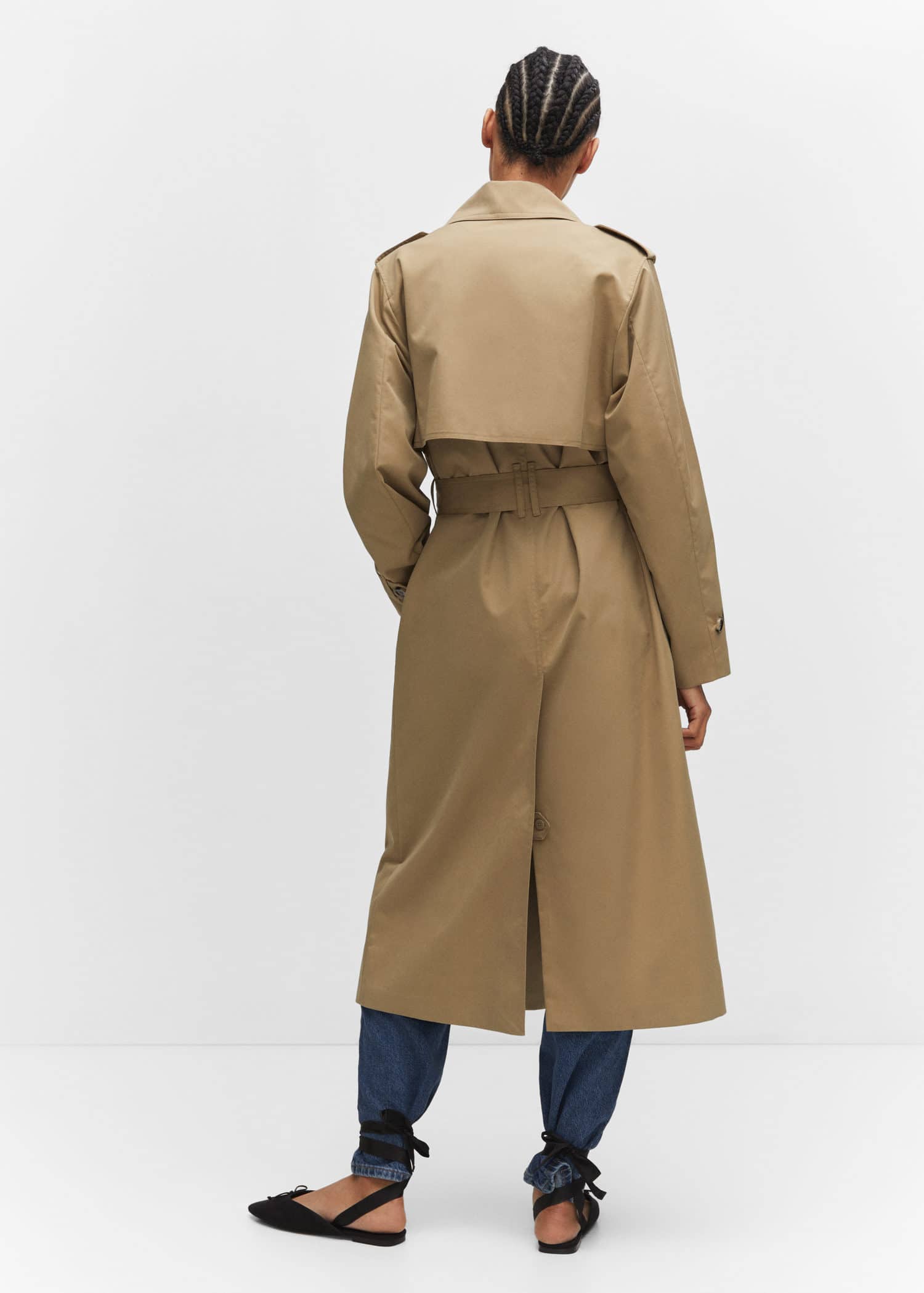 MANGO ANGELA 57093721-09 MANGO WOMEN TRENCH COAT