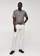 MANGO BELLOW 67040646-93 MANGO MAN T-SHIRT SHORT SLEEVE-2