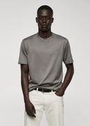 MANGO BELLOW 67040646-93 MANGO MAN T-SHIRT SHORT SLEEVE-1