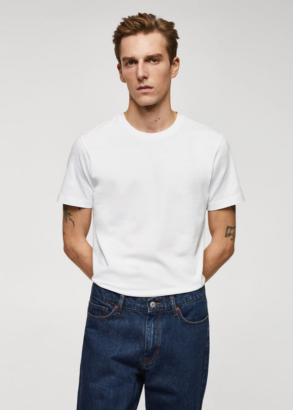 MANGO CHERLO 67040647-01 MANGO MAN T-SHIRT SHORT SLEEVE