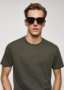 MANGO CHERLO 67040647-36 MANGO MAN T-SHIRT SHORT SLEEVE-4