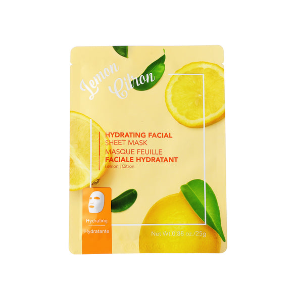 MINISO HYDRATING FACIAL SHEET MASK(LEMON) 2012321213104 FACIAL MASK SHEET