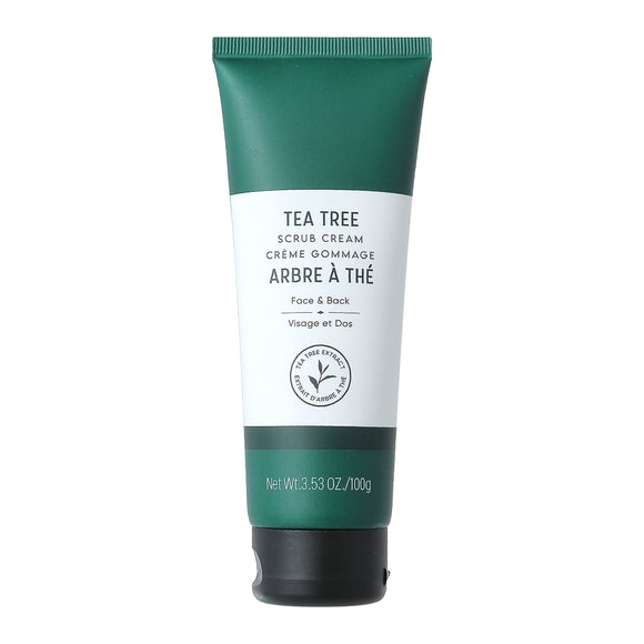 MINISO TEA TREE SCRUB CREAM ( FACE & BACK ) 2010620110100 FACIAL EXFOLIATOR
