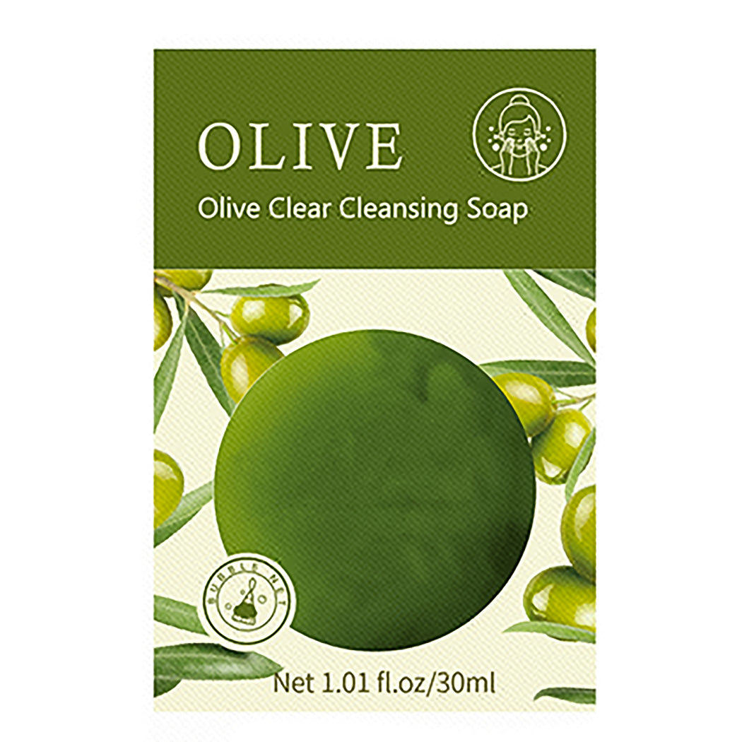 MINISO OLIVE FACIAL SOAP 2012261410106 FACIAL CLEANSING SOAP