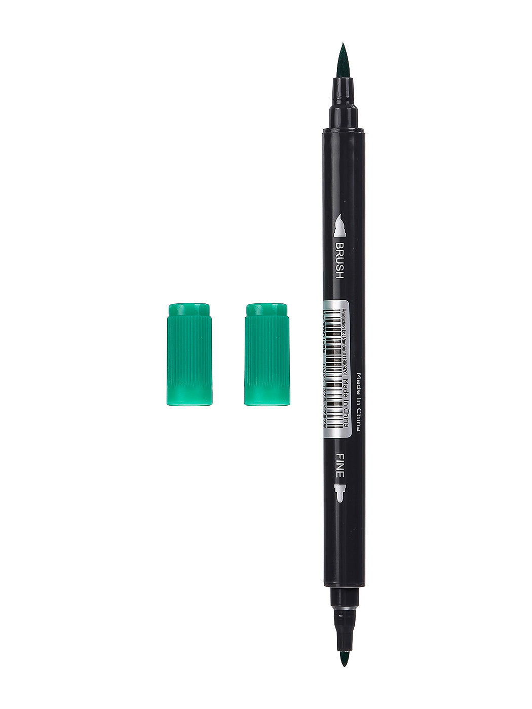 MINISO WATER SOLUBLE DOUBLE HEADED COLORED PEN (GREEN) 0400013041 MARKER