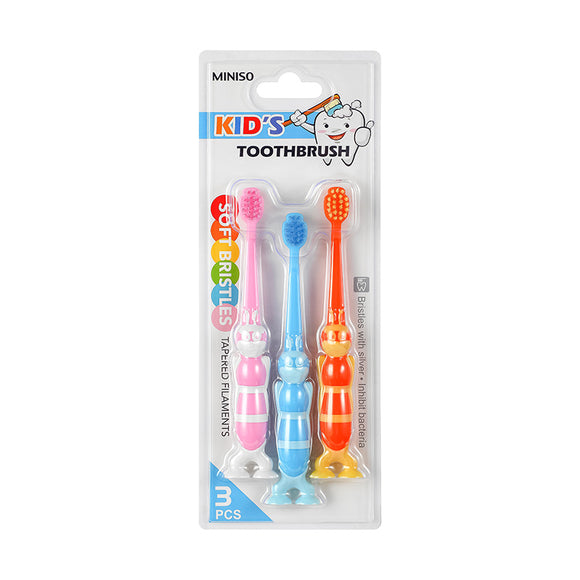 MINISO BEES KID 3 PACK 0200037901 TOOTHBRUSH