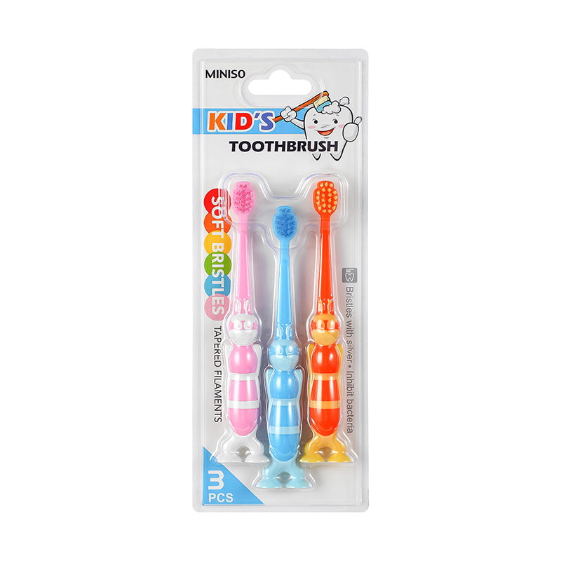 MINISO BEES KID 3 PACK 0200037901 TOOTHBRUSH