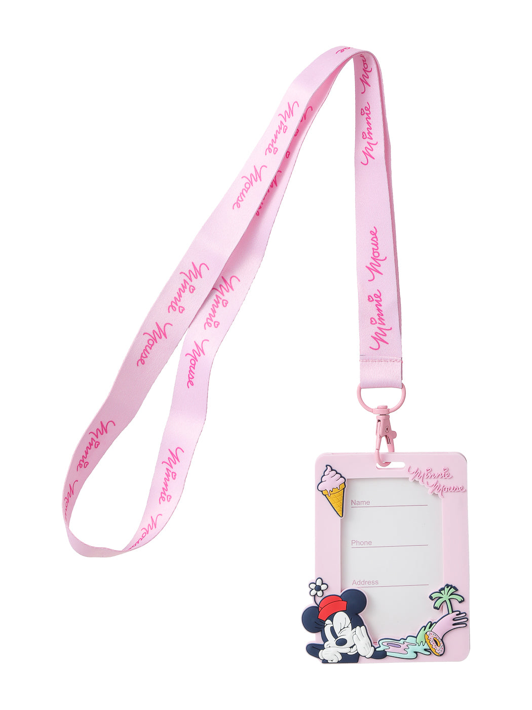 MINISO MICKEY MOUSE COLLECTION 2.0 NECK-HANGING CERTIFICATE HOLDER(MINNIE MOUSE) 2010516611100 TRAVEL ACCESSORIES