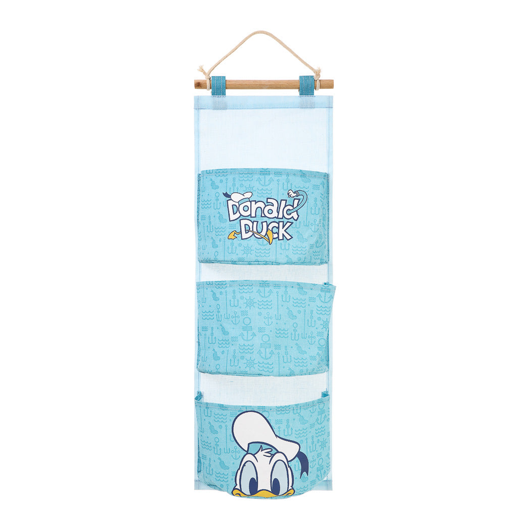 MINISO MICKEY MOUSE COLLECTION 2.0 THREE-LATTICE HANGING BAG(DONALD DUCK) 2010538810109 FABRIC ORGANIZER