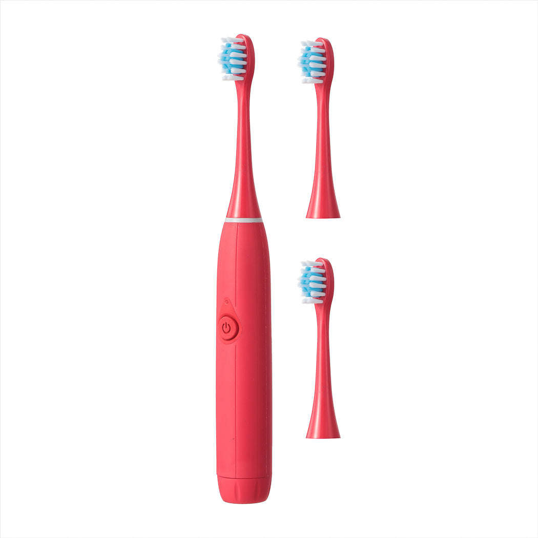 MINISO MULTI-COLOR ELECTRIC TOOTHBRUSH KIT(RED) 2010566512105 ELECTRIC BRUSH-1