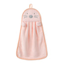MINISO CUTE ANIMALS SERIES HAND TOWEL(PINK) 2010607111106 HAND TOWEL-1