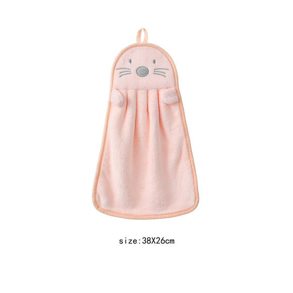 MINISO CUTE ANIMALS SERIES HAND TOWEL(PINK) 2010607111106 HAND TOWEL