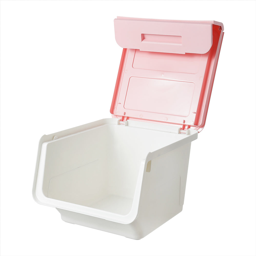 MINISO STORAGE BOX WITH WIDE OPENING (M)(PINK) 2010622910104 SUNDRIES STORAGE
