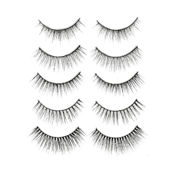 MINISO STARLIGHT 3D FALSE EYELASHES (5 PAIRS)(01) 2011360310102 EYELASHES