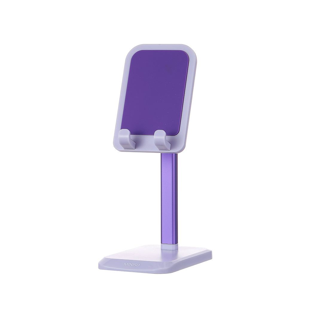 MINISO ADJUSTABLE CELL PHONE STAND FOR DESK (PURPLE) 2011418410105 CELLPHONE HOLDER