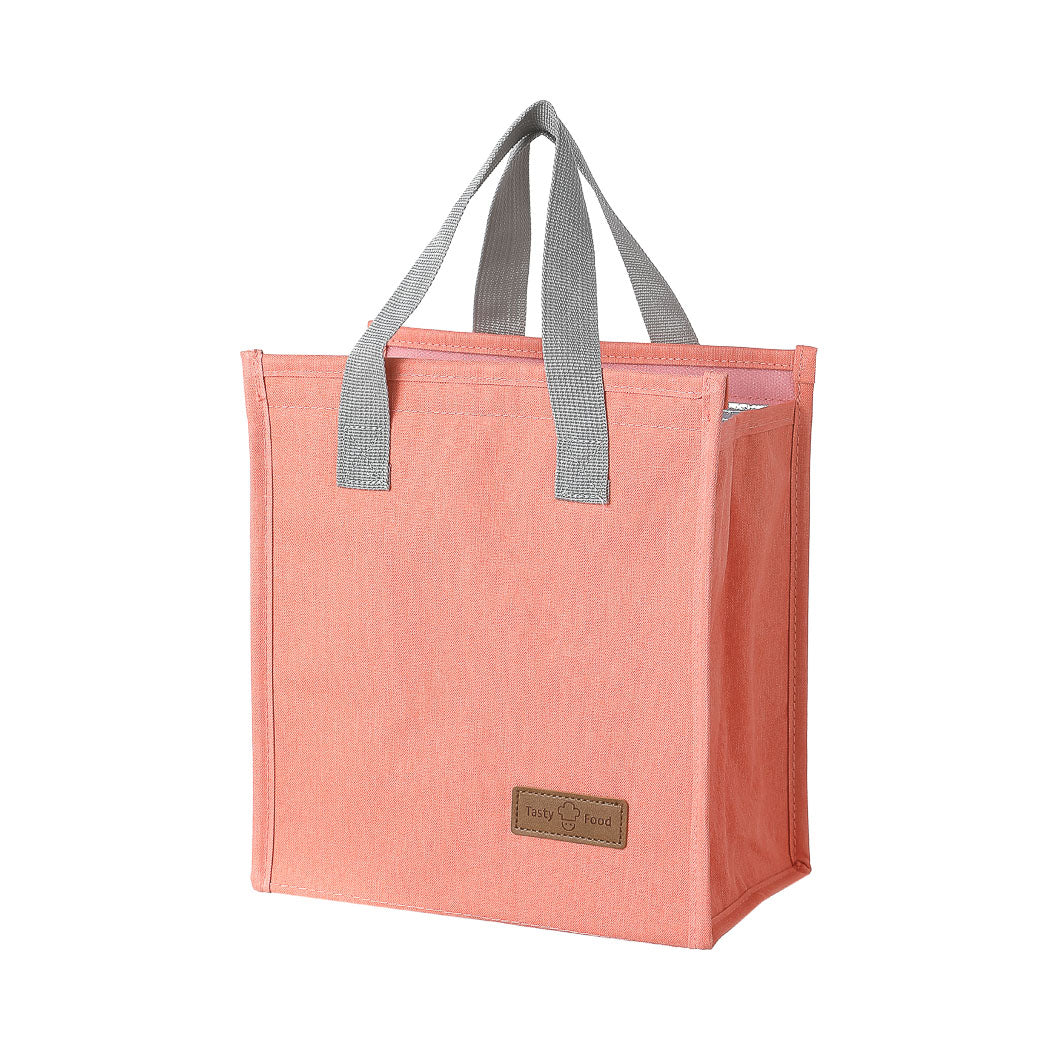 MINISO SOLID COLOR LUNCH BAG(SALMON PINK) 2011527312109 LUNCH BAG