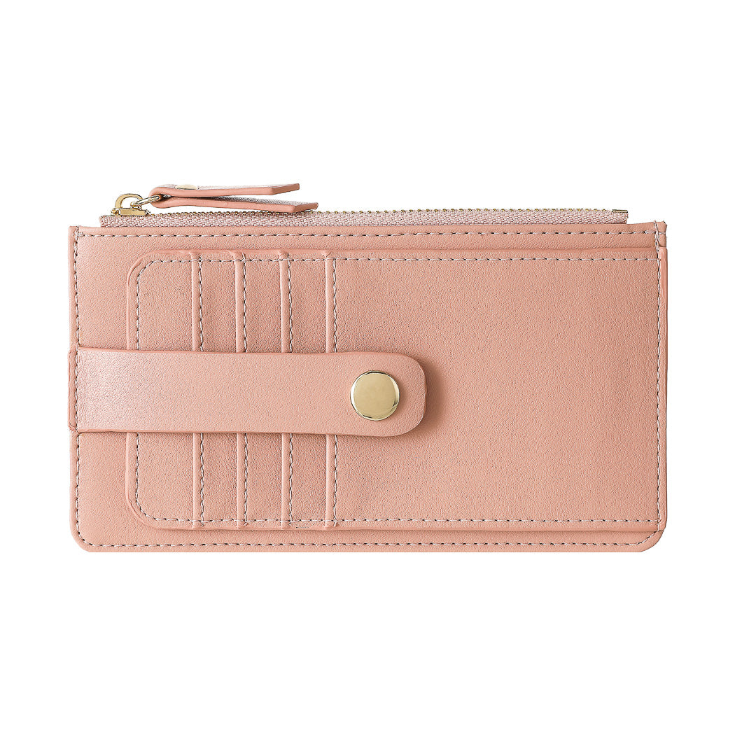 MINISO MULTIPURPOSE LONG POUCH FOR COINS AND CARDS(PINK) 2011570410104 CARD POUCH/ KEY POUCH