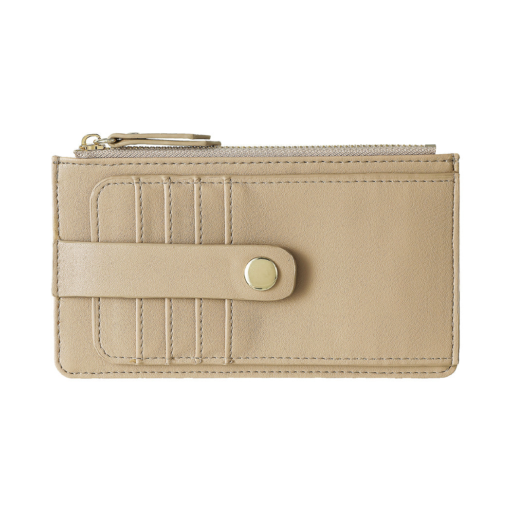 MINISO MULTIPURPOSE LONG POUCH FOR COINS AND CARDS(APRICOT) 2011570412108 CARD POUCH/ KEY POUCH