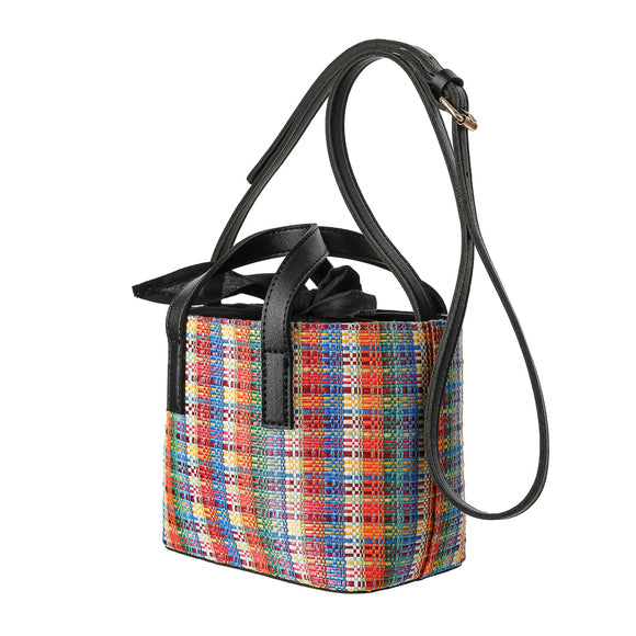 MINISO KNITTING SERIES 2.0 COLORFUL CROSSBODY BAG(PINK) 2011573511105