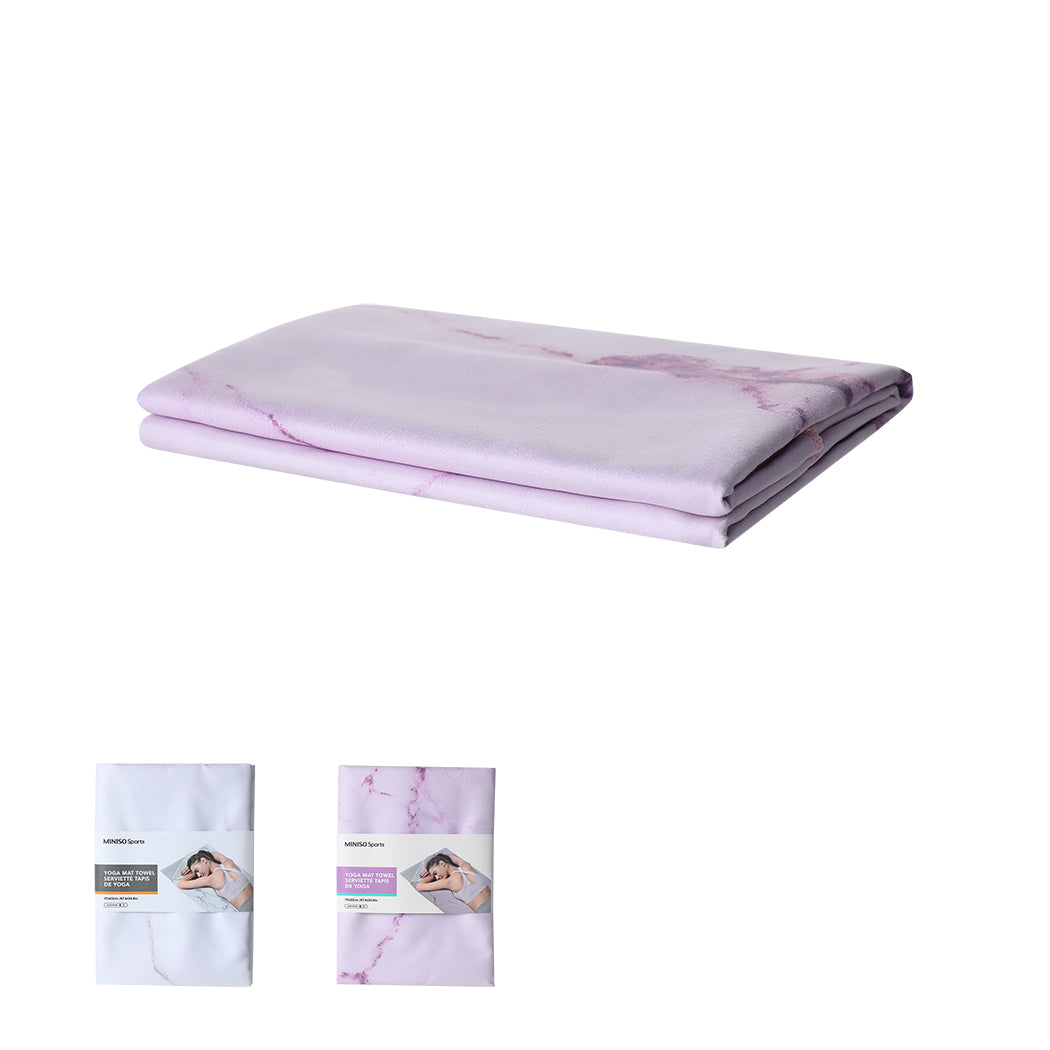 MINISO MINISO SPORTS INK PRINGTING SERIES YOGA MAT TOWEL(GRAY) 20121 Sonee Sports