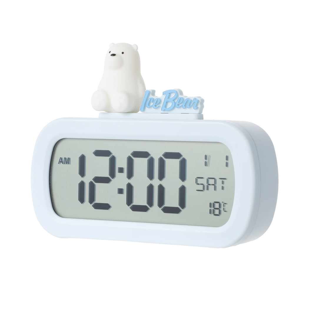 MINISO WE BARE BEARS COLLECTION 5.0 ALARM CLOCK (ICE BEAR) 2012840612105 ALARM/ CLOCK