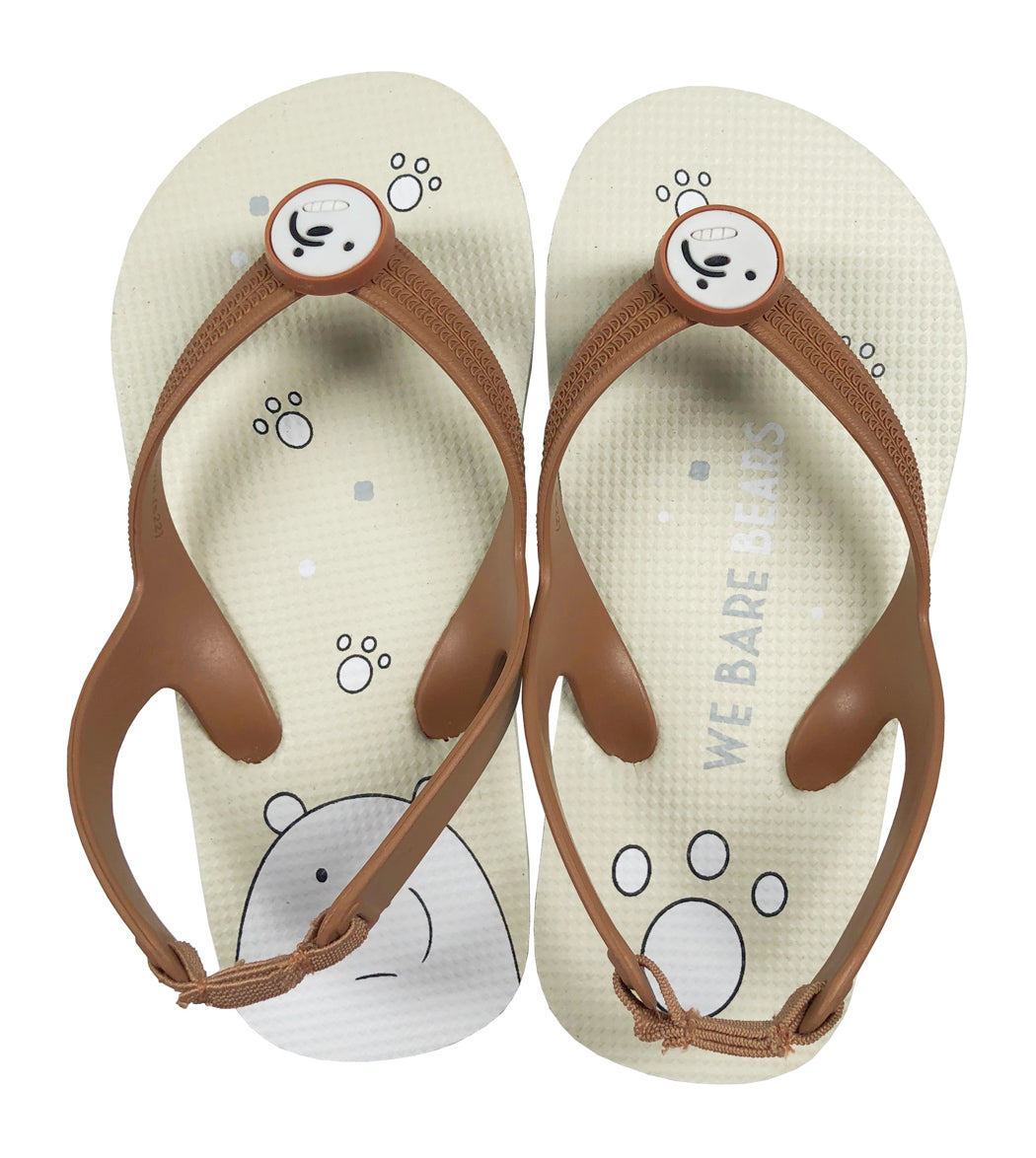 MINISO WE BARE BEARS COLLECTION 5.0 KIDS' SLIPPERS (ICE BEAR,27-28) 2012874315102 KIDS SLIPPERS