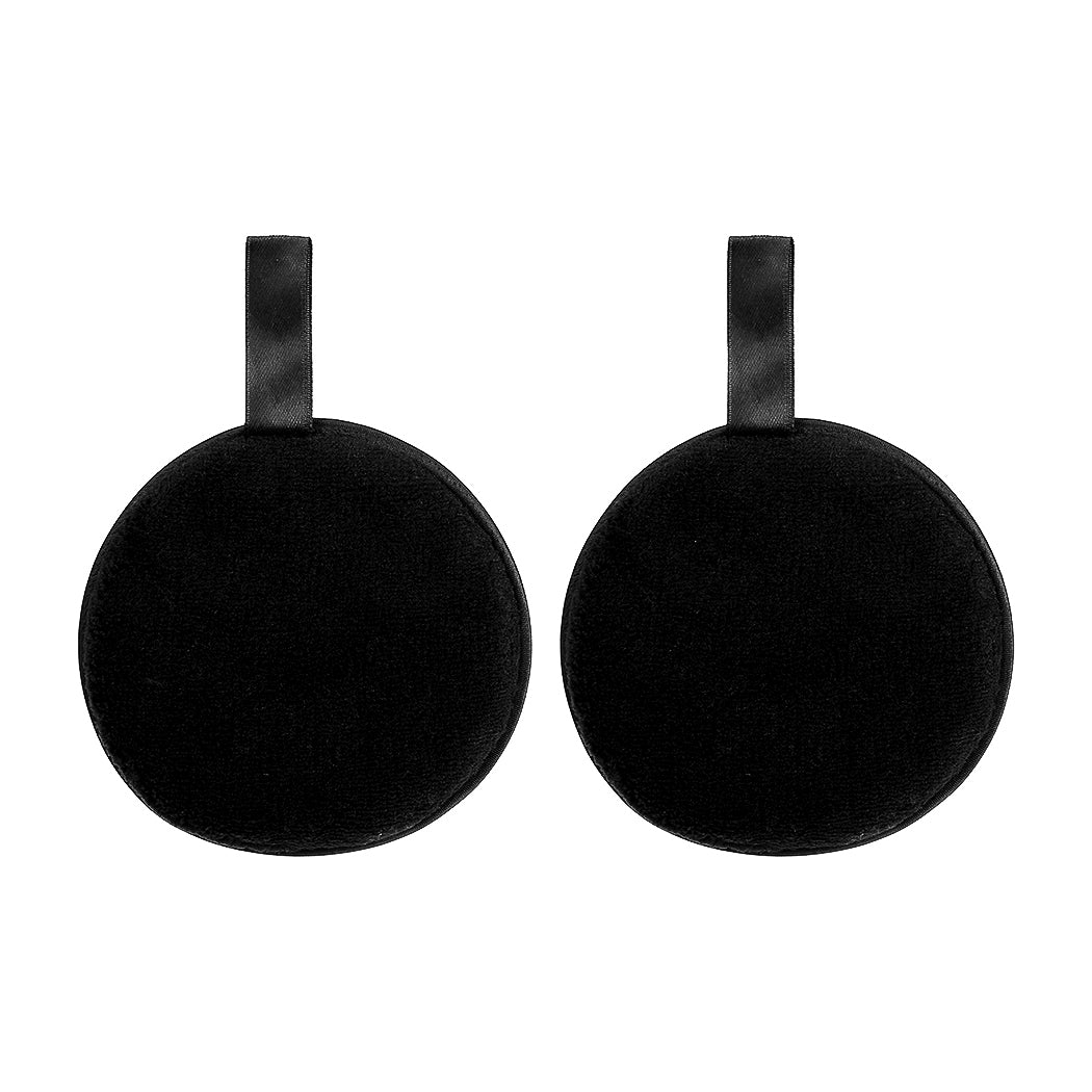 MINISO MAKEUP REMOVER CLEANSING PUFF(2PCS)(BLACK） 2008667610103 FACIAL CLEANSING SPONGE