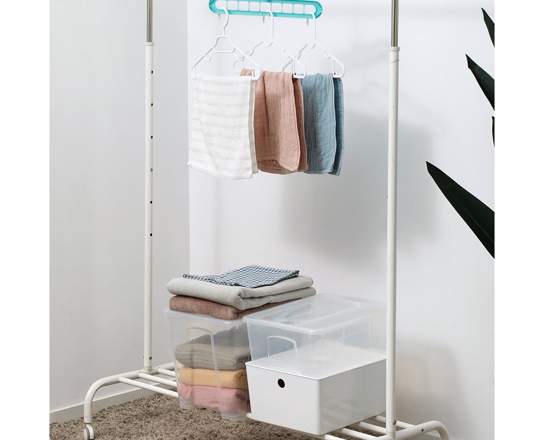 MINISO MULTIFUNCTIONAL CLOTH STORAGE RACK 2008768010109 CLOTHES HANGER-8